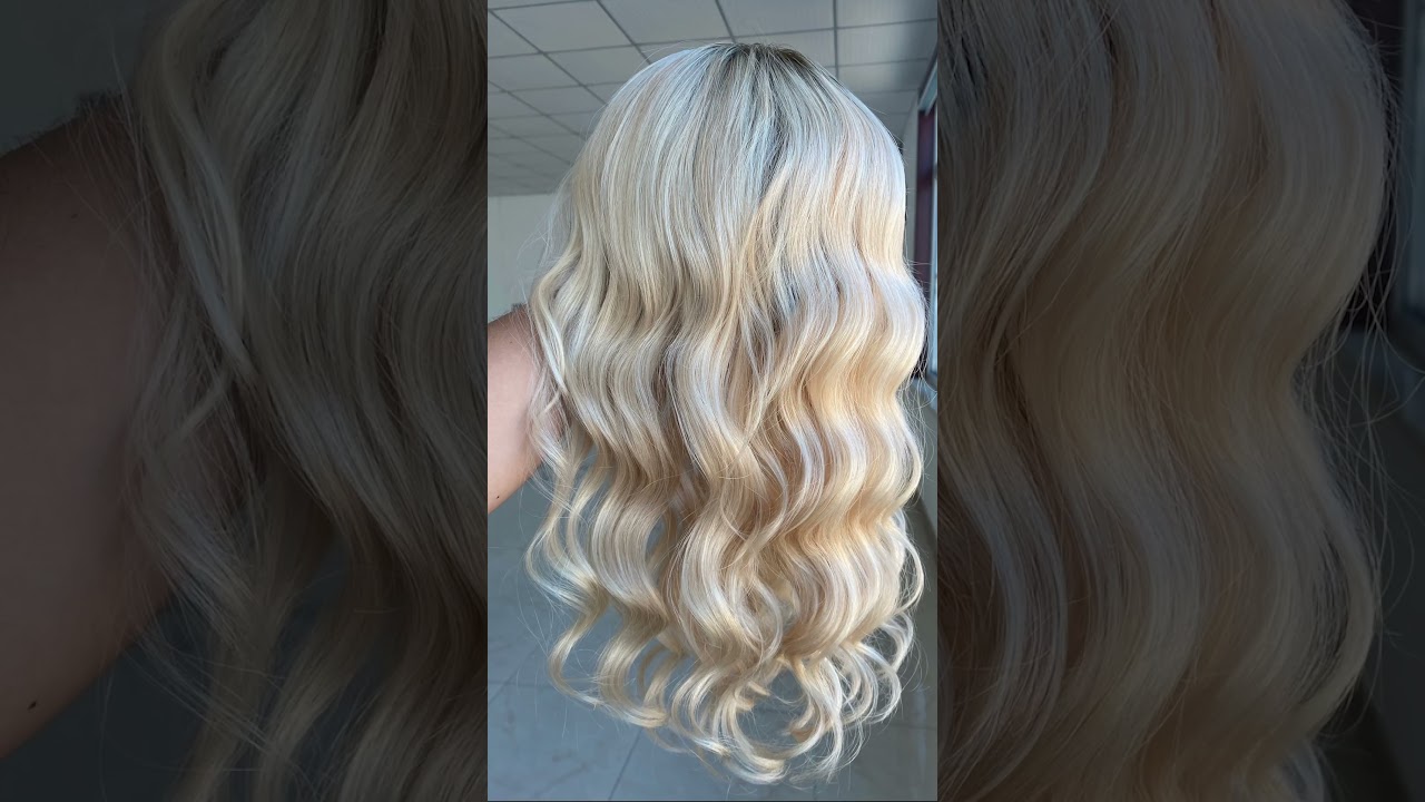 Blonde Wavy Style Whole Swiss Lace Full Lace Wigs 