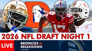 🚨Denver Broncos NFL Draft Live Stream  2026 NFL Draft Round 1 Analysis &amp; Pick Tracker