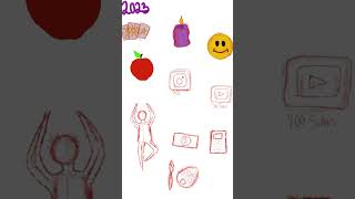 My simple 2023 Vision Board for motivation! #shorts #procreate #2023 #visionboard