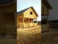 Деревянная дом проект №14а из бревна Лесстрой