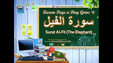 📖 Gems from Quran 💎 Chapter 105 🧾Surat Al-Fīl (The Elephant) - سورة الفيل