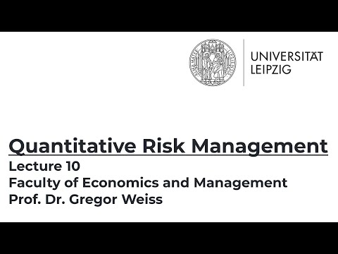 Quantitative Risk Management - Winter Term 2020/2021 - Lecture 10