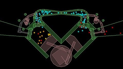 Box2D 4-stroke combustion engine