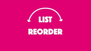 [IONIC 4] Reordering List Items #ionic #angular