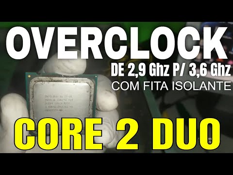 Vídeo: Como Fazer Overclock Em Um Processador Core 2 Duo