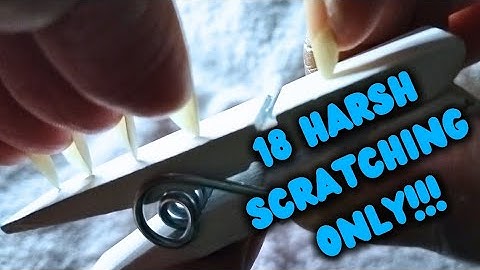 ASMR | Harsh Scratching ONLY with varied speed (mostly fast) and textures for TINGLES‼️(No Talking)