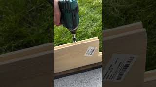 Log cabin kit made of solid wood. #viralvideo #woodworking #decoration #tools #shorts