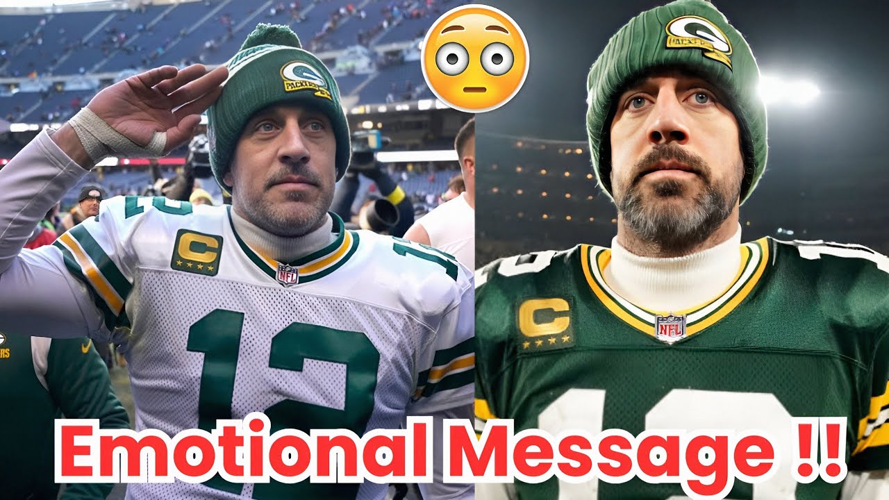 "OMG😢!" Aaron Rodgers Says His Career Will End in Green Bay - YouTube