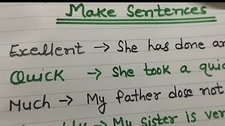 Make sentences in English ll make sentences ll daily practice worksheet ll #english #words