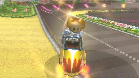 Mario Kart Wii Custom Character Gameplay - Waddle Dee