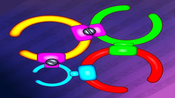 ⭕ Untie The Rings: Circle Rotate ⭕ GAMEPLAY Levels 1-19 (Android, iOS)