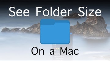 How To See the Size of a Folder on a Mac
