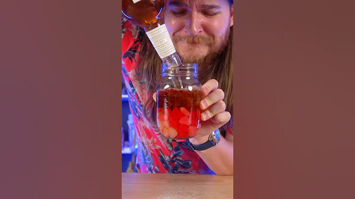 I left Jolly Rancher Hearts in Bourbon for a week