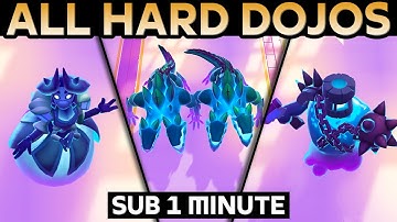BEAT All HARD Dojos Sub 1 Minute | Moco