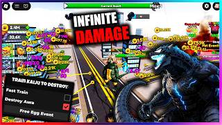 [🧬OP] Train Kaiju to Destroy Script - INF DAMAGE, INF EGGS