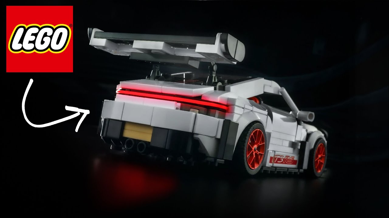 Lego's crazy-detailed Porsche 911 GT3 RS has moving engine parts