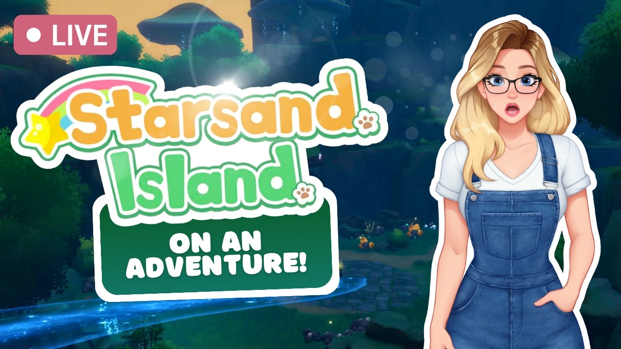 🔴 Exploring the MAGICAL Moonlit Forest! ✨| Starsand Island