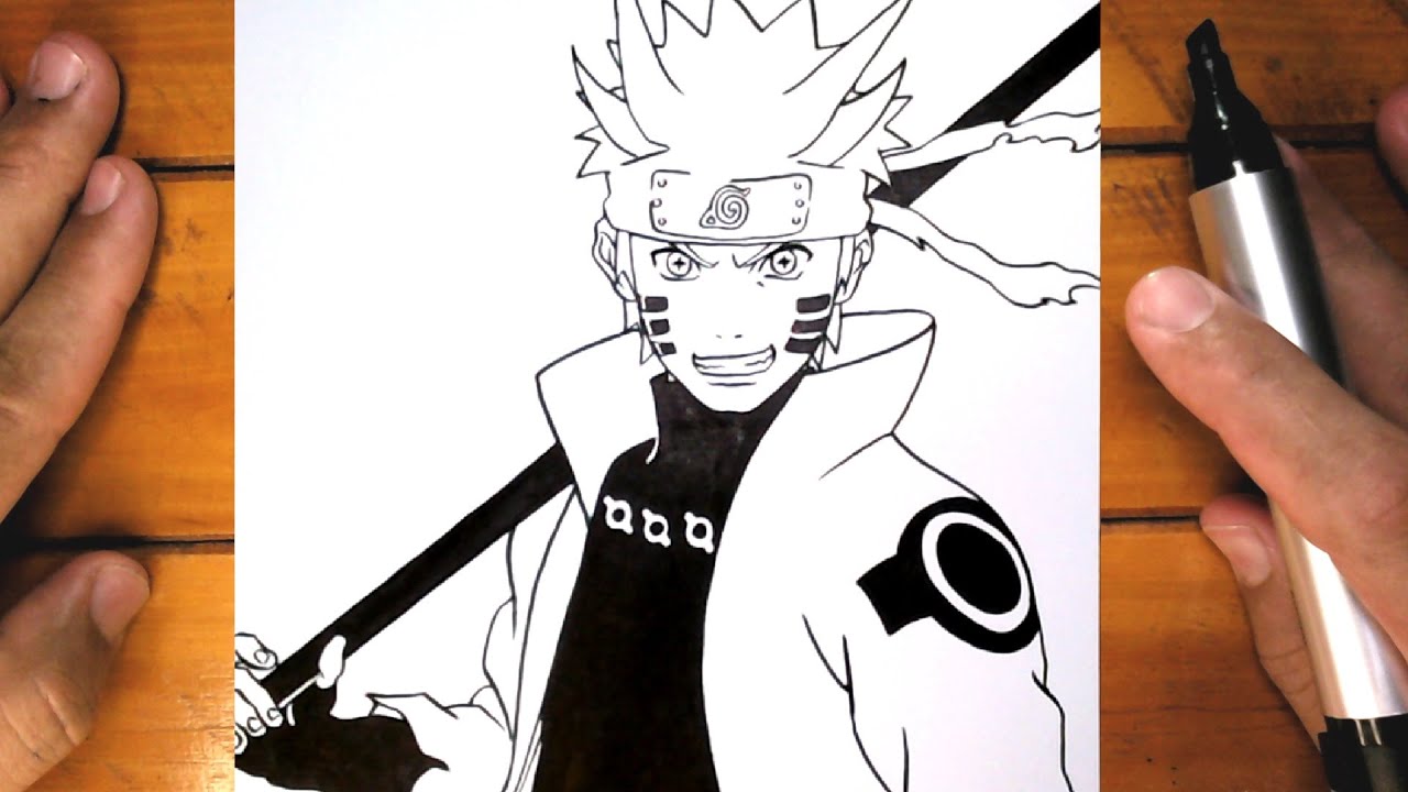 Como Desenhar o Naruto - Como dibujar naruto 