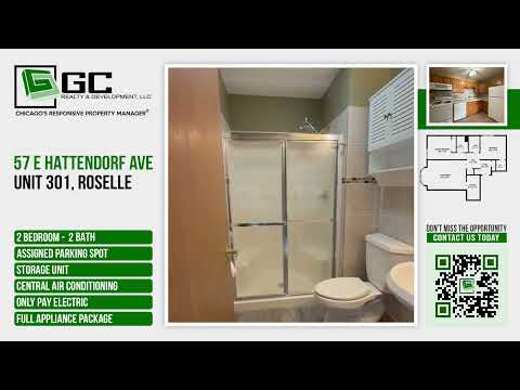 57 E Hattendorf Ave - Unit 301, Roselle, IL home video tour