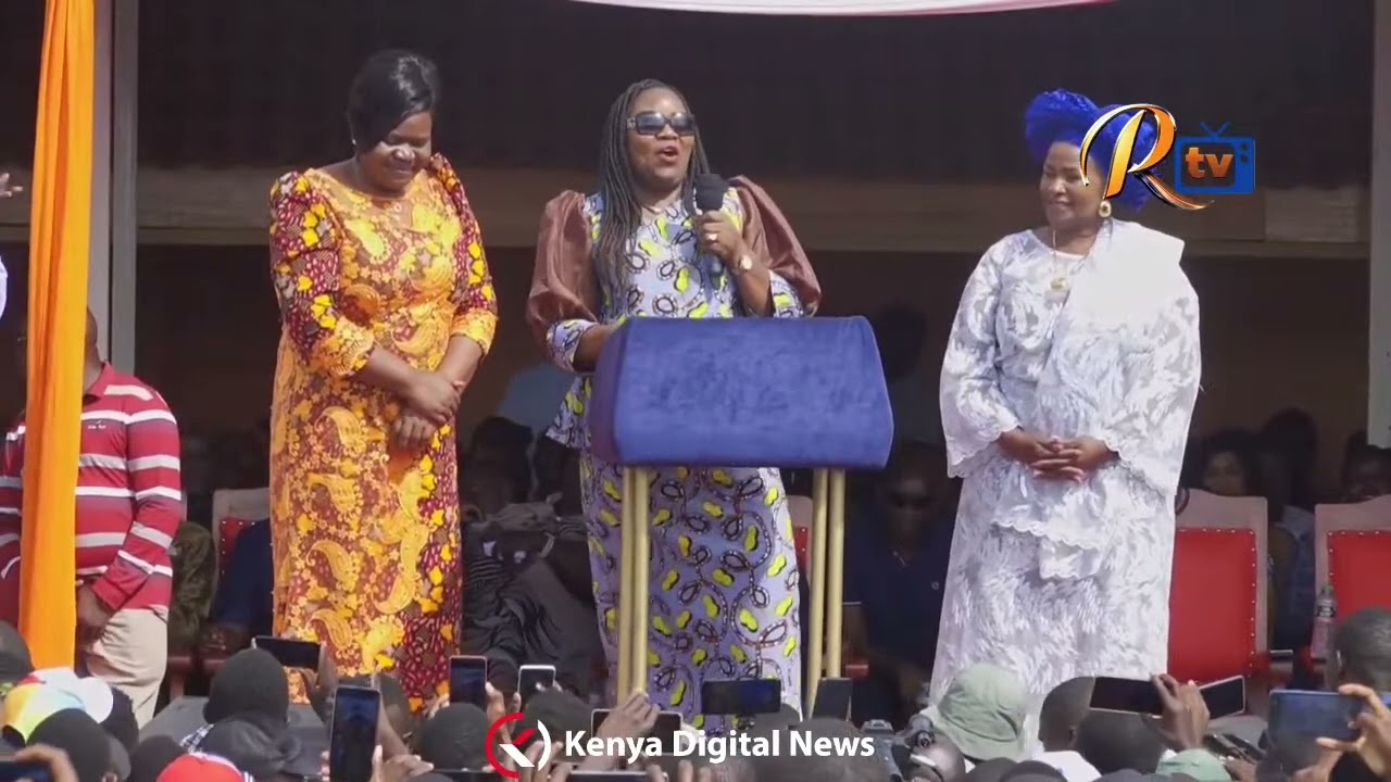 Cheers as Ida Odinga invites Governors Gladys Wanga and Wavinya Ndeti to speak at Oburu's birthday!!
