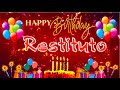 Ref:8kaabbTYP4o Restituto happy  birthday song  || happy birthday restituto