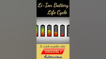 Lithium Ion Battery Life Cycle | Battery  Life | Battery Charging #shorts