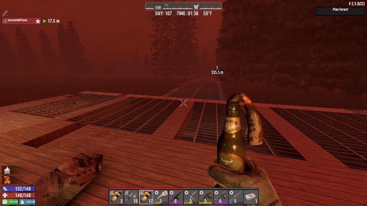 7 Days To Die - watch my entire base collapse