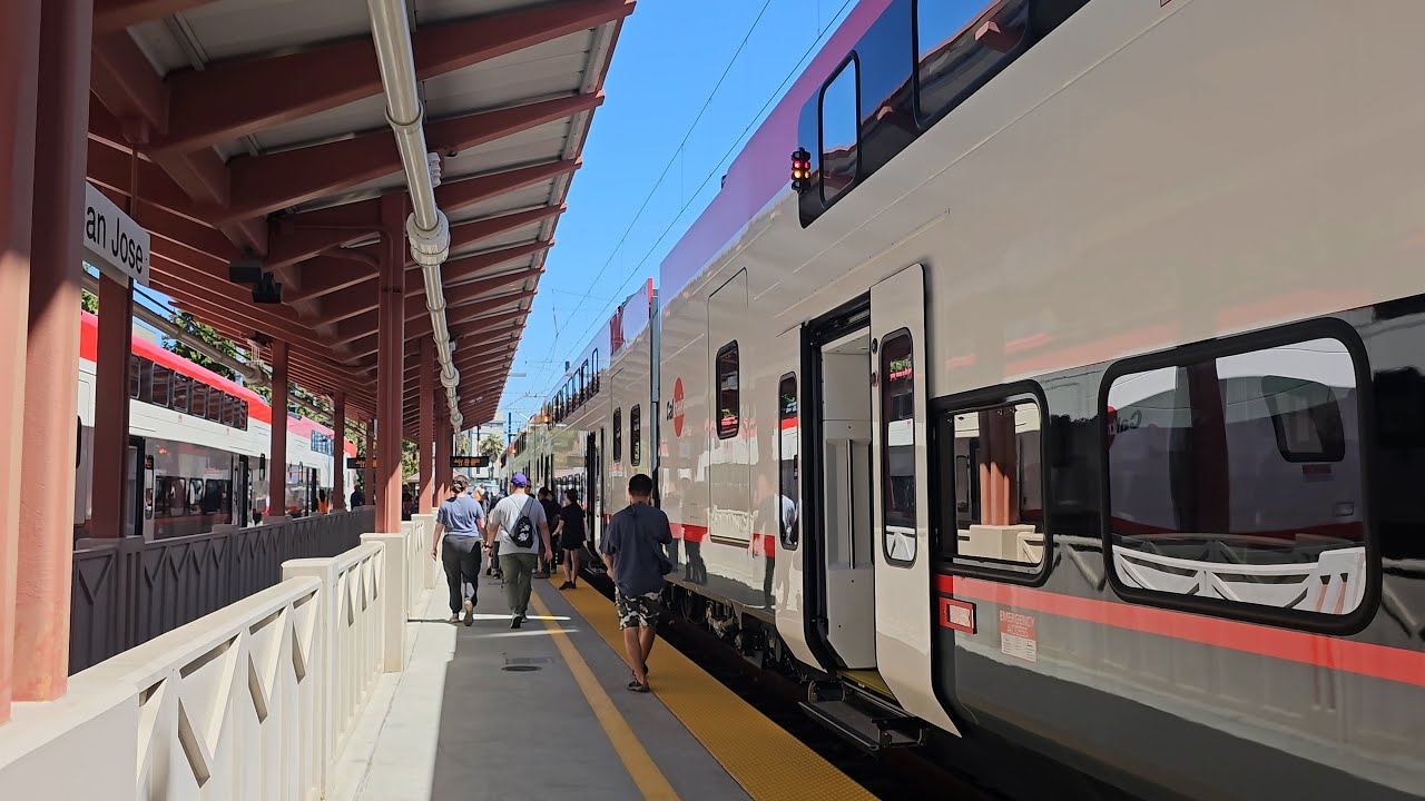 CALTRAIN ELECTRIFICATION SPECIAL EVENT SAN JOSE 07-29-23 - YouTube