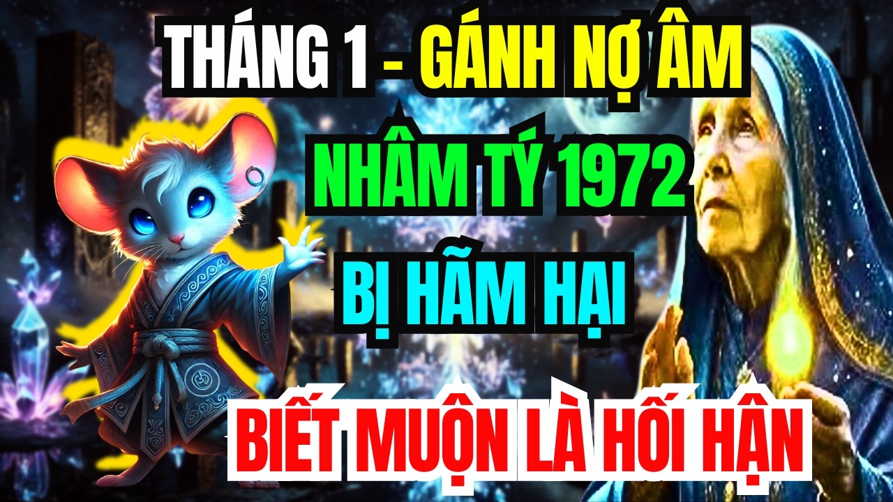 Sự Thật Đáng Sợ: Nhâm Tý 1972 Tháng 1 ÂL Gánh Nợ Âm Kiểu Gì Cũng Bị Hãm Hại - Biết Muộn Lỡ Cả Đời