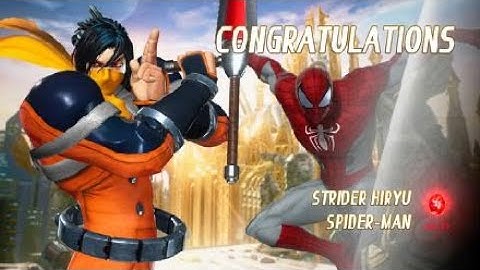 Request:Spider-Man/Strider Hiryu Arcade Mode|MARVEL VS. CAPCOM: INFINITE