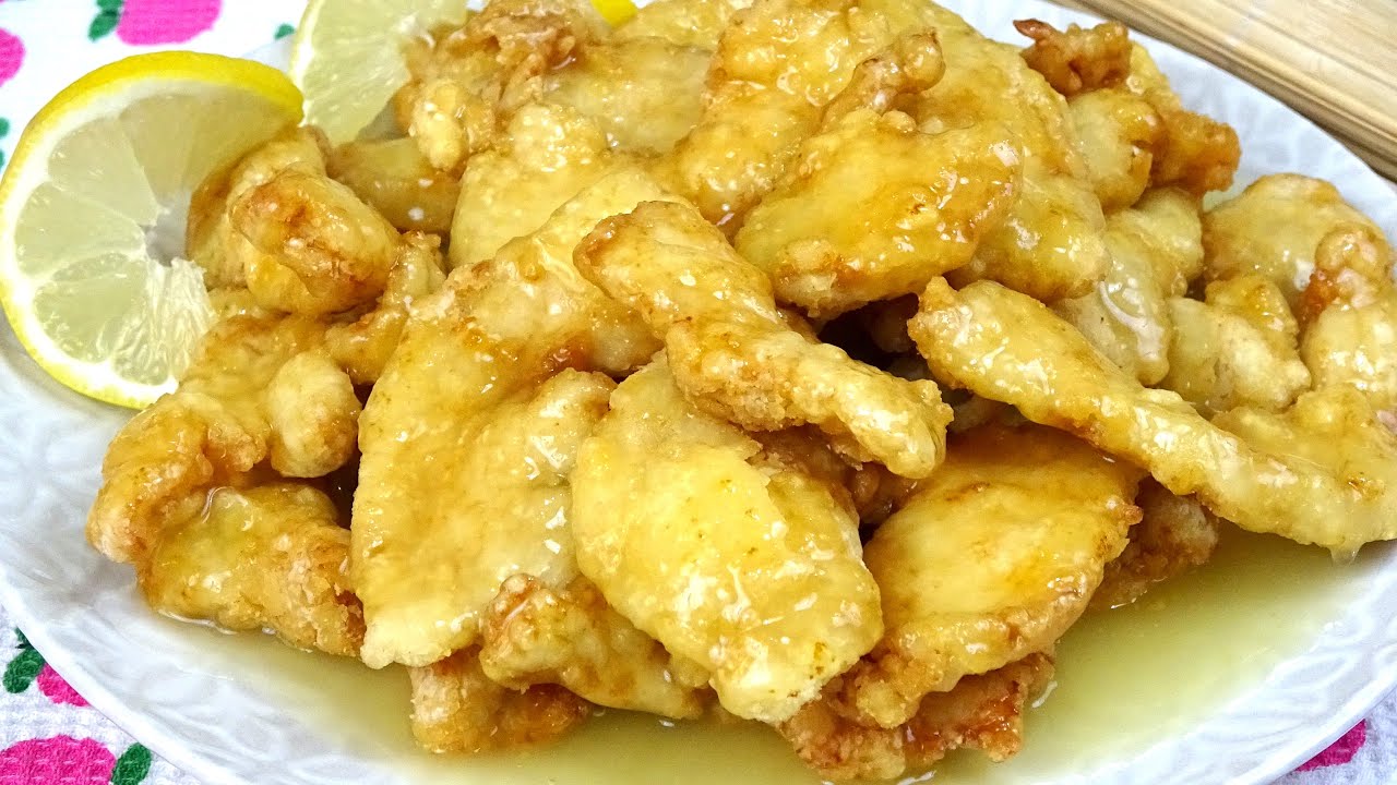 LAGRIMITAS DE POLLO AL LIMÓN, ESTILO CHINO, Receta China 😋