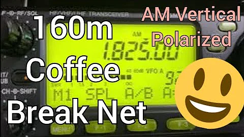 160m Coffee Break Net #hamradio