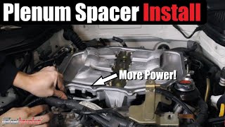 Nissan 350Z/ G35 Plenum Spacer, Motordyne MREV 2 and Throttle Body Spacer Installation | AnthonyJ350