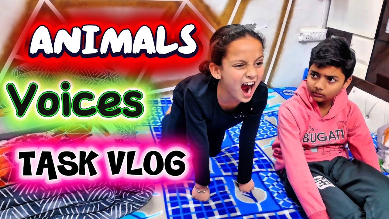 Innu 😀 Pihu Ne Kari Animals Acting Or Unki Voices Nikaali 😁 VIP FAMILY VLOGS