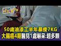 50歲油漆工大腸癌四期！驗出糞便潛血陽性拖2年 「半年暴瘦7kg」醫檢查嚇呆：變超多顆腫瘤【東森醫起看】