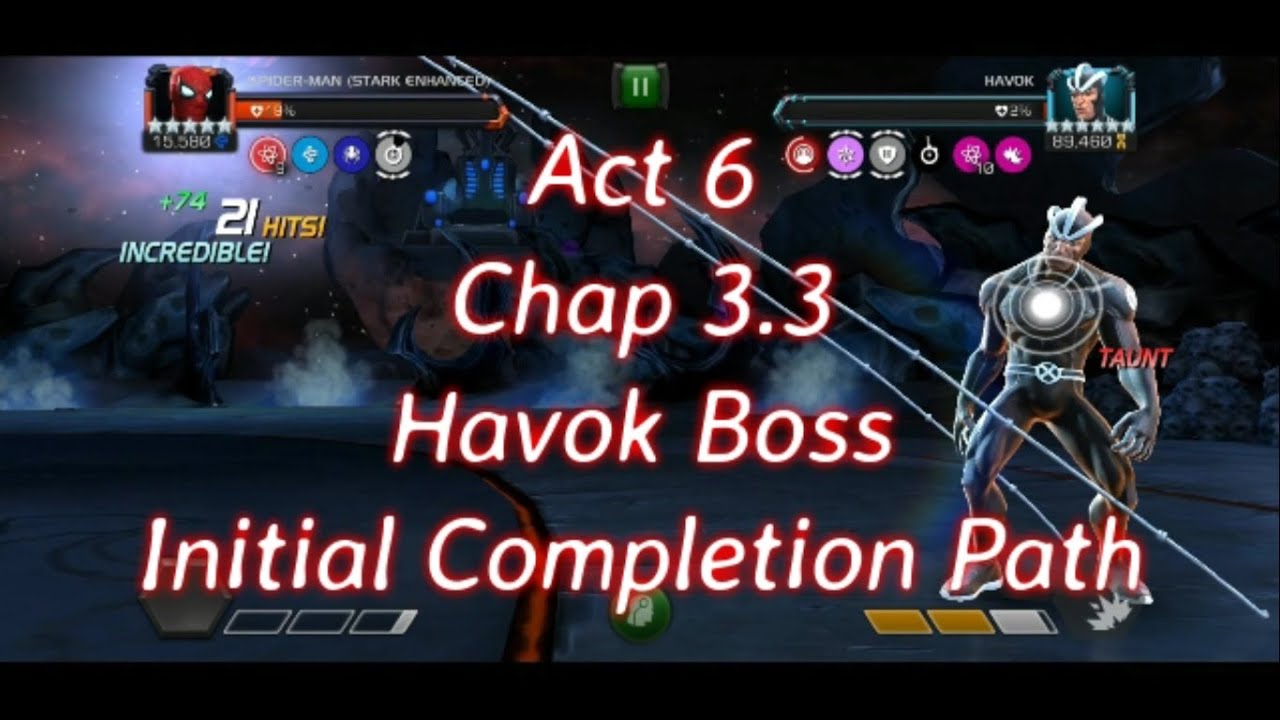 Act 6 chap 3.3 Completion Path | Havok Boss