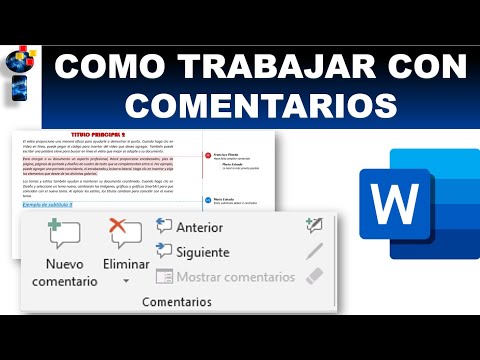 Video: ¿Cómo se pasa al siguiente comentario en Word?