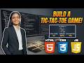 Tic Tac Toe Frontend Project Made With HTML,CSS and JavaScript