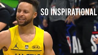 Steph Curry BEING SO INSPIRATIONAL (3 Point Contest Edition)