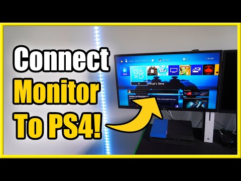 How To Connect PS4 To Your Monitor U0026 Get Sound With PC SPEAKERS! (Fast Tutorial!)