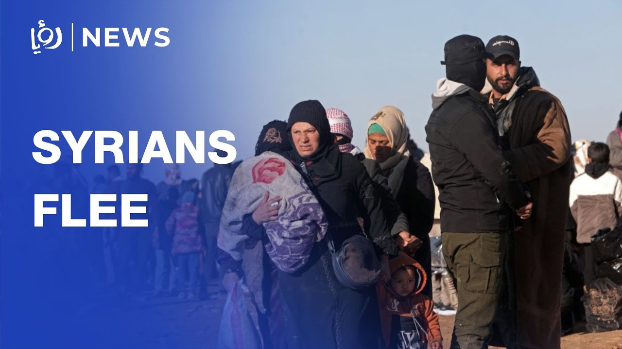 Syrians flee Kurdish-controlled area near Aleppo ahead of army deadline