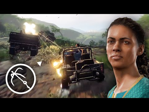 Nadine Ross: Una stuntwoman nata ►Uncharted: L'eredità perduta 🙂Funny videogames🎮