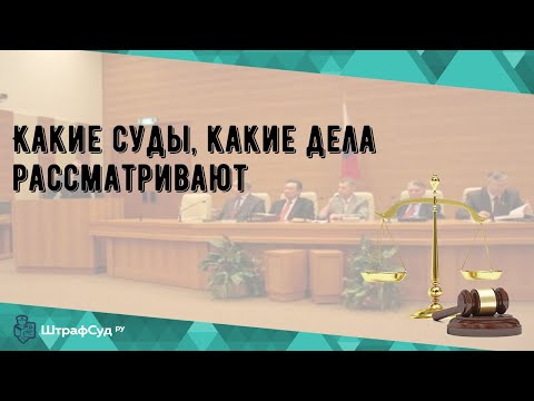Какие суды, какие дела рассматривают