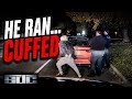 Handcuffed Suspect Makes a Run for It