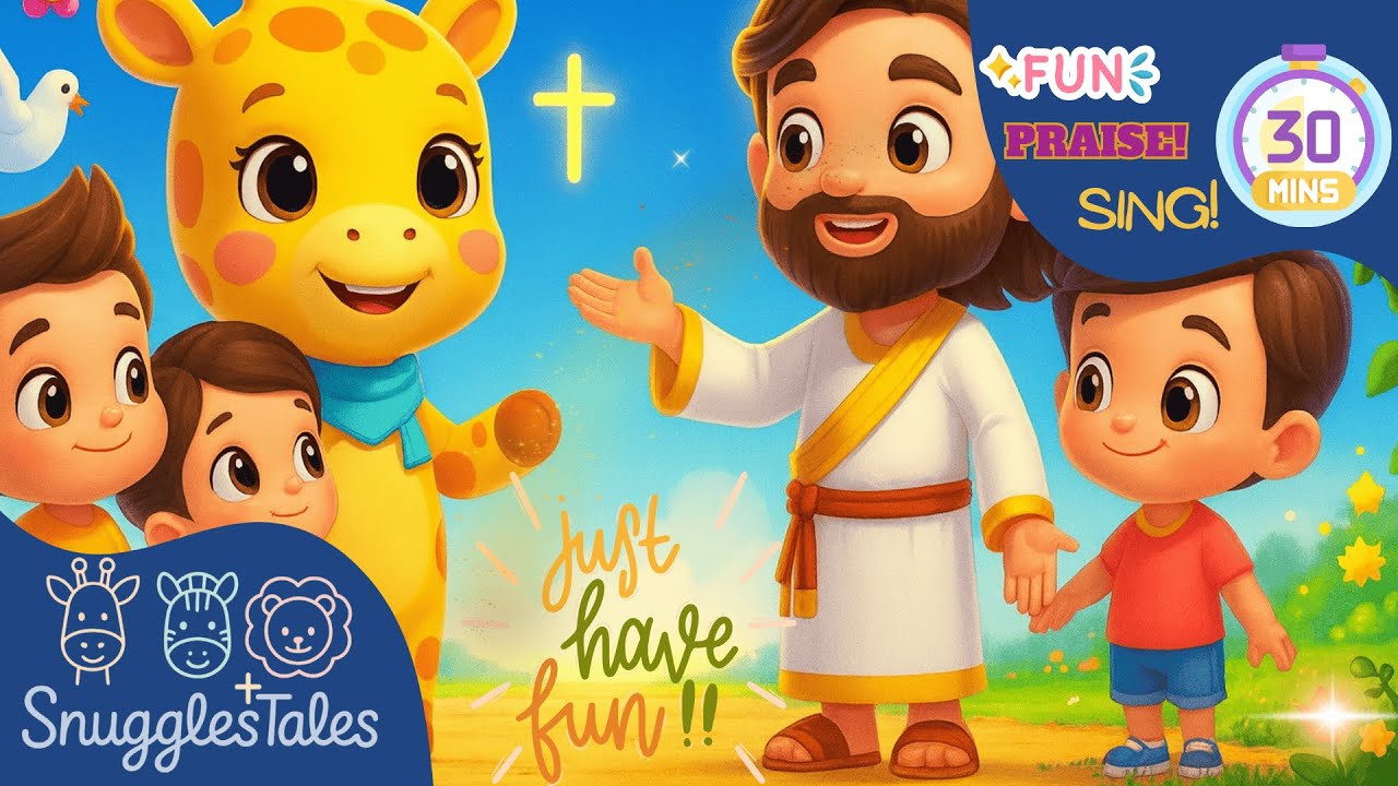 30 Minutes of Christian Kids Songs 🎶 | SnugglesTales Bible Music for ...