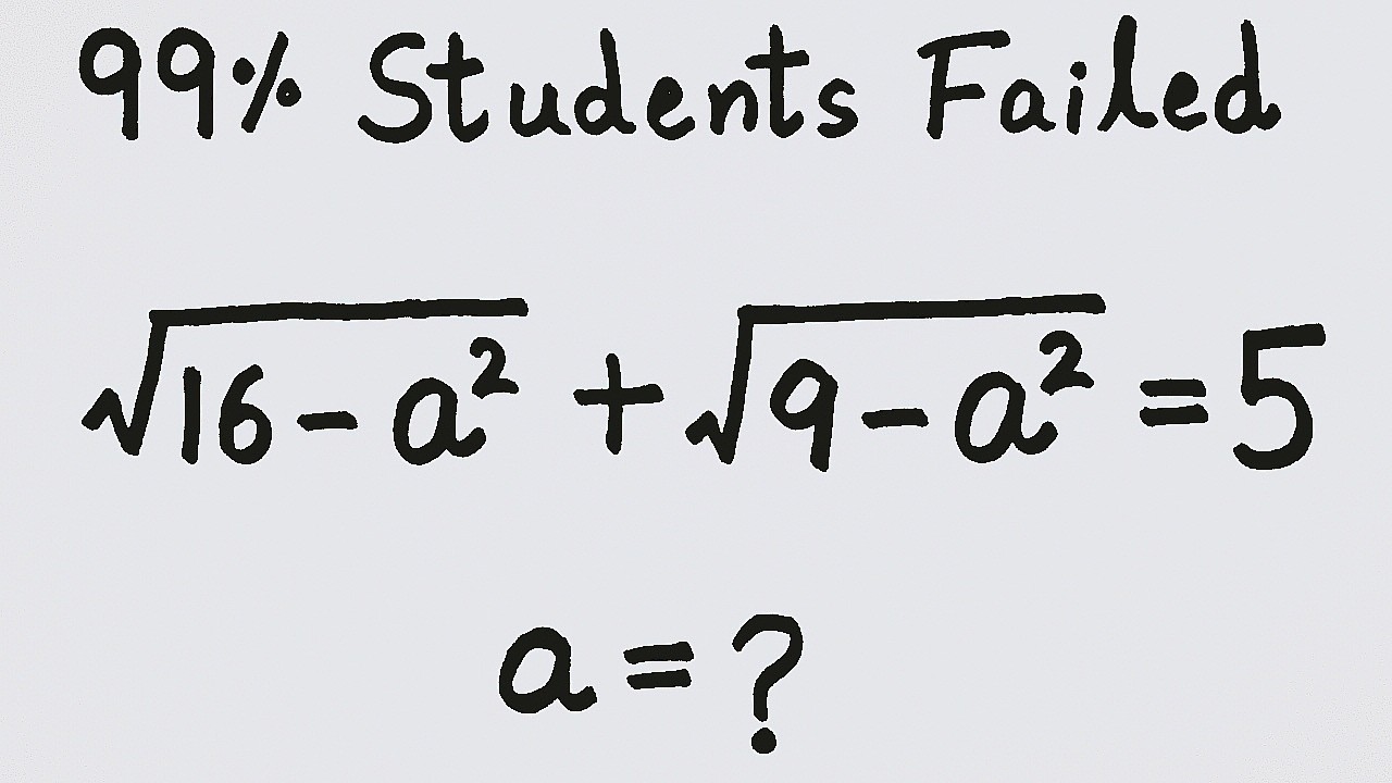 Solving a 'Harvard' University entrance exam question - YouTube