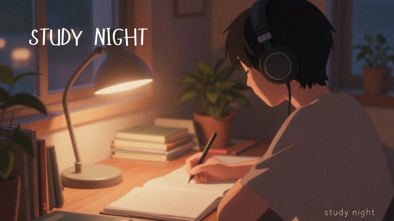 1 Hour Calm Study Music 🌙 Lofi Beats for Deep Work - YouTube