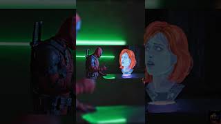 Deadpool Tries a HAUNTED AR Game! 😱🎮 #shorts #marvel #youtubeshorts #vlog #ai #trending #deadpool