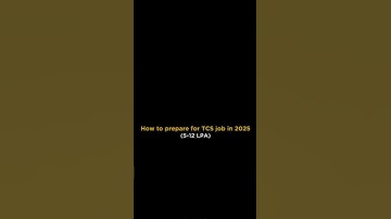 😍🤩How to prepare for TCS jobs in 2025🧑‍💻🧑‍💻. share with your friends and subscribe.