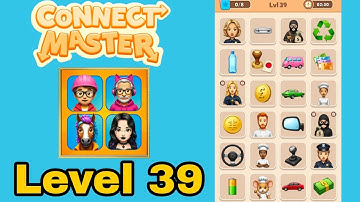 Connect master match puzzle level 39 solution walkthrough